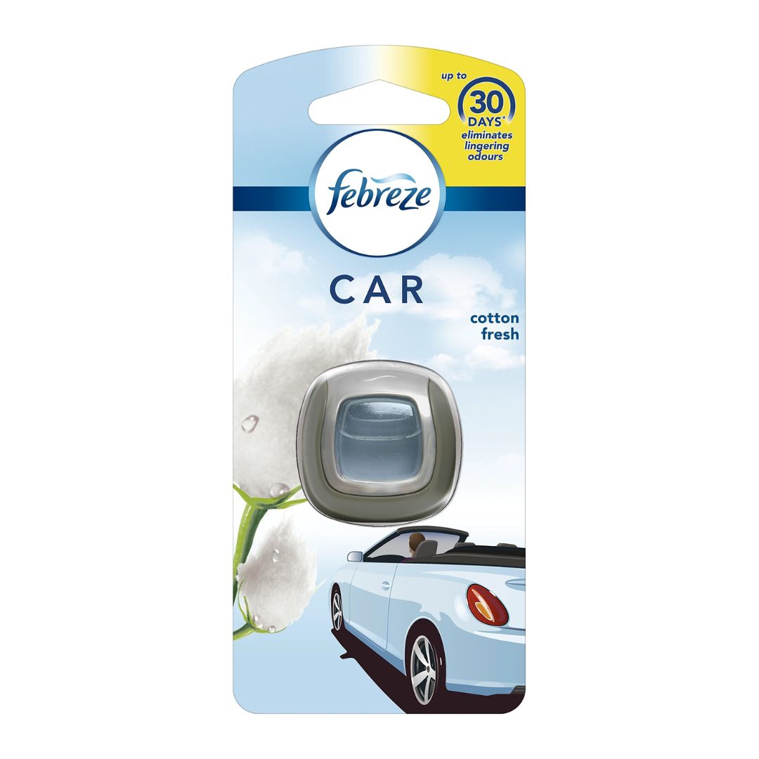 Febreze Car Air Freshener - Cotton Fresh