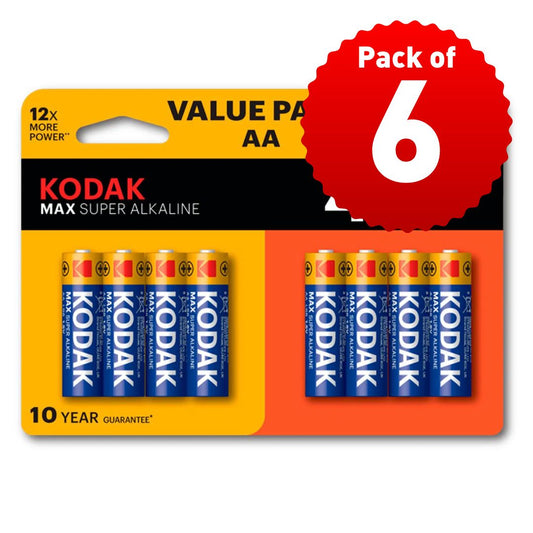 Kodak Xtra Life Alkaline Batteries AA - Value Pack 8pk