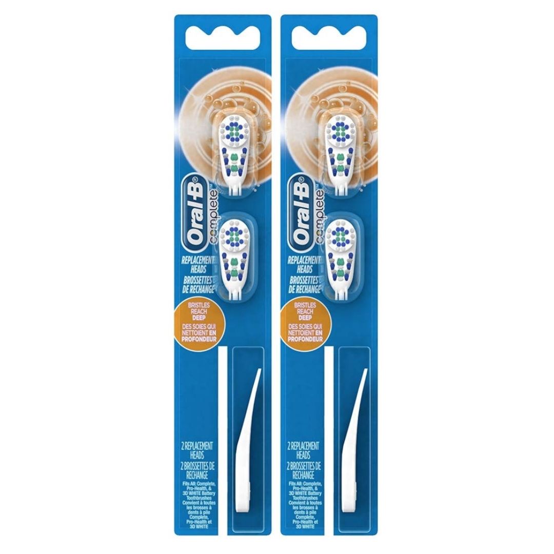Oral-B CrossAction Power Toothbrush Refill Heads 2ct