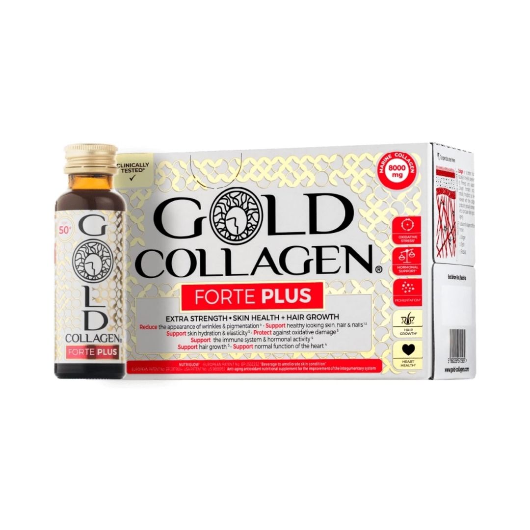 GOLD COLLAGEN FORTE PLUS - 10x50ml glass bottles