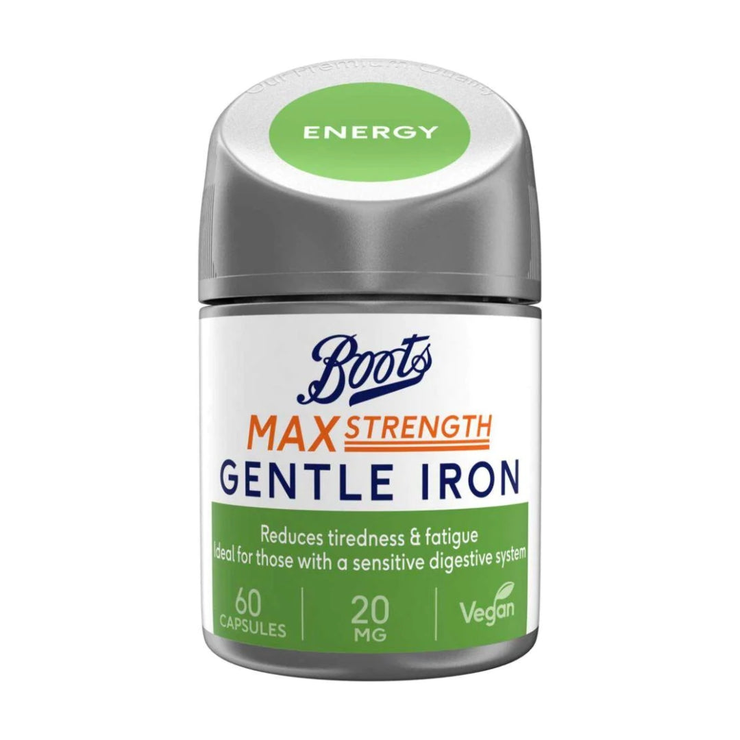 Boots Max Strength - Gentle Iron - 60 Tablets