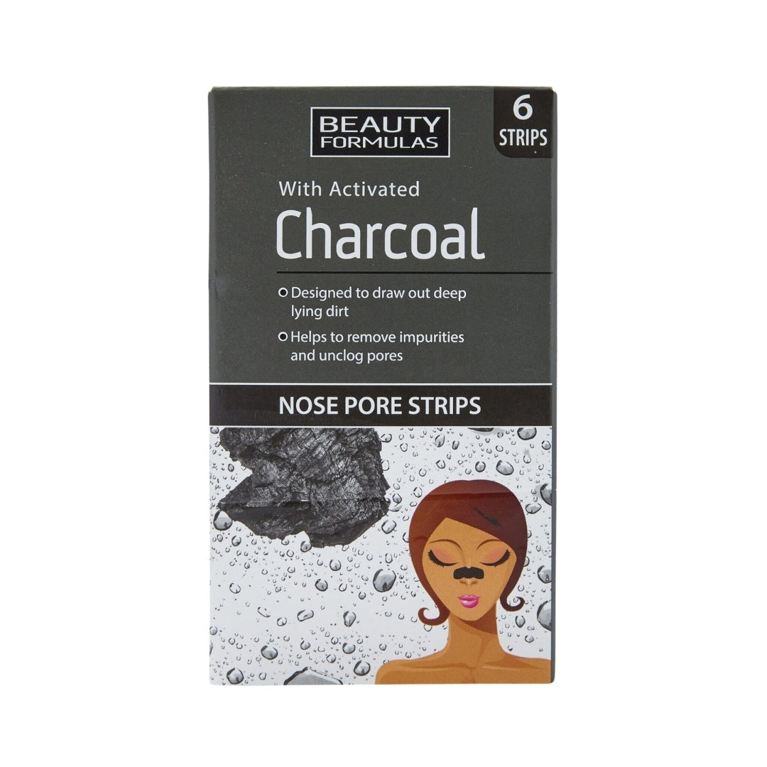 Beauty Formulas Charcoal Nose Pore - 6 Strips