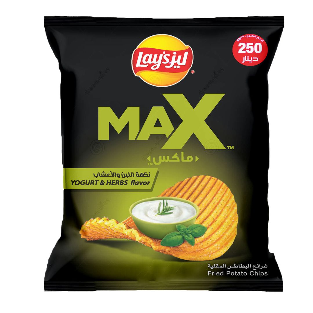 Lays Max Yogurt & Herbs - 80g
