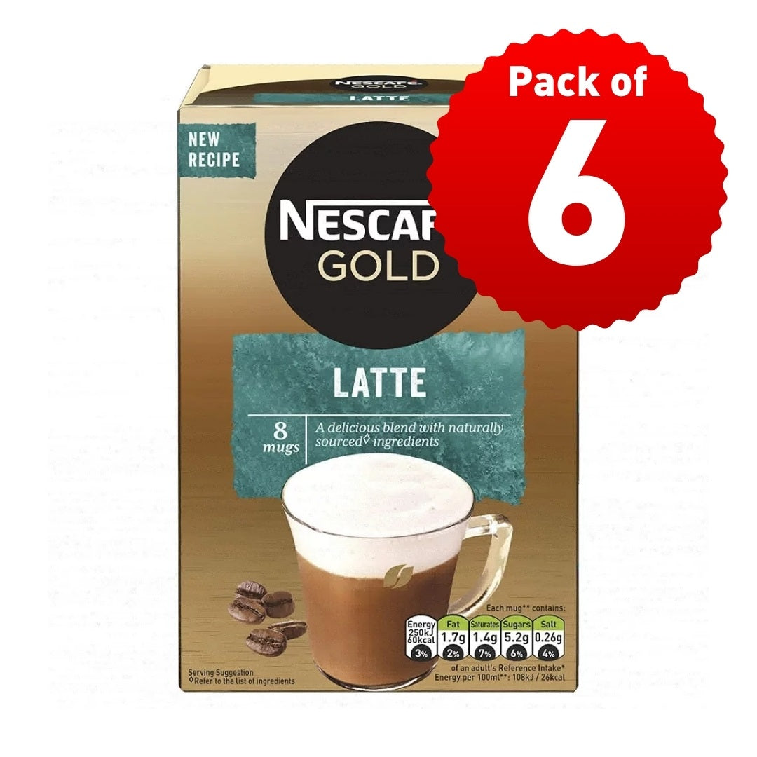 Nescafe Gold Latte Instant Coffee - 7 Sachets