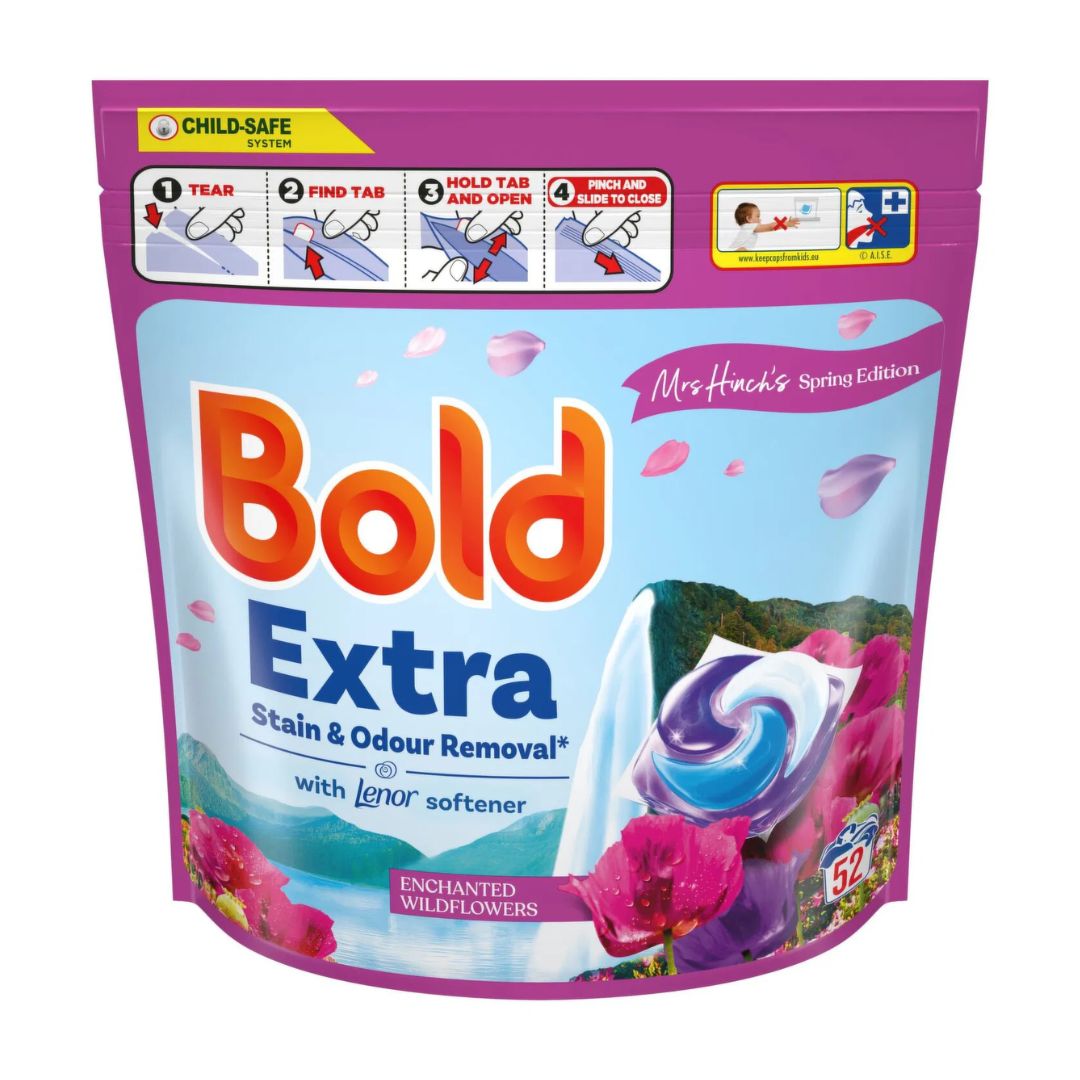 Bold 2in 1 Laundry Detergent Liquid Pods Enchanted Wildflower