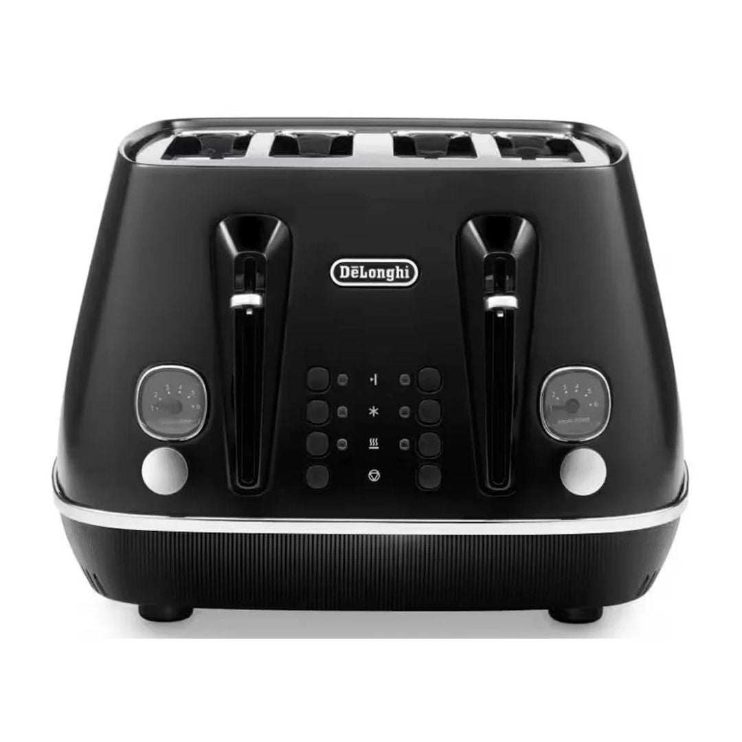 DeLonghi Four Slice Toaster - Icona - Black