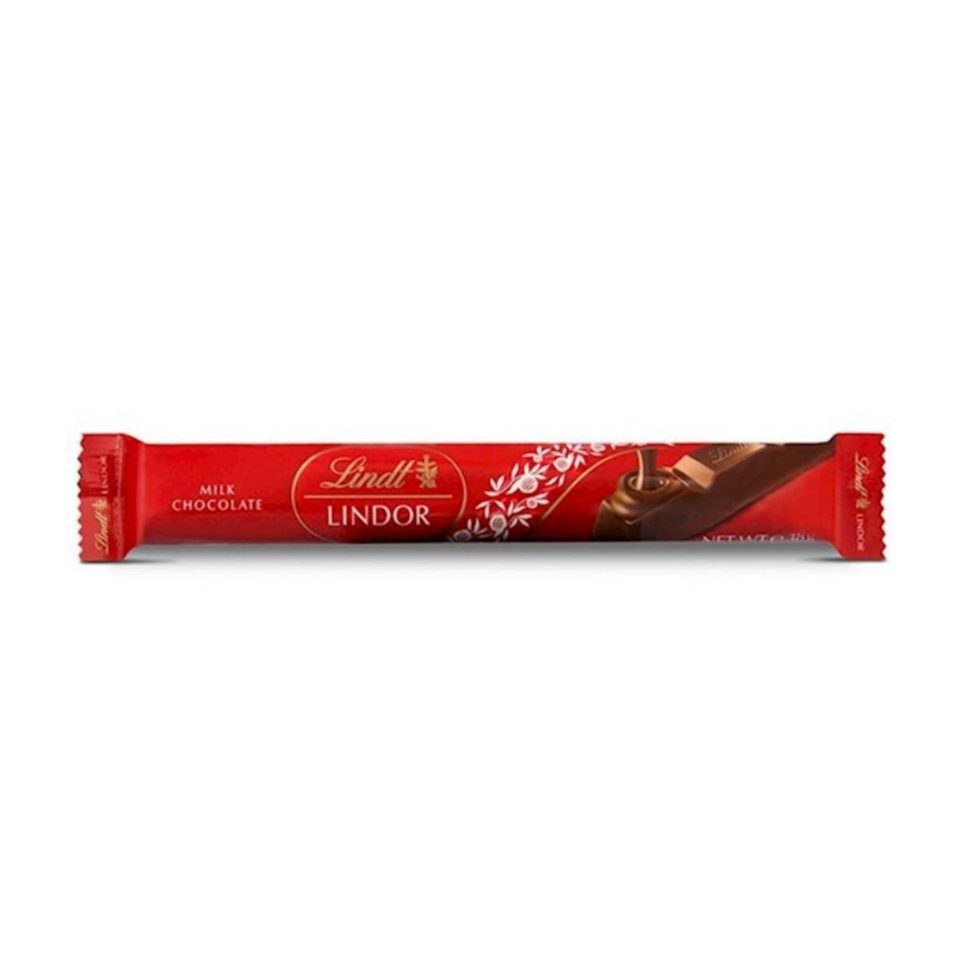 Lindt lindor milk chocolate bar - 38g