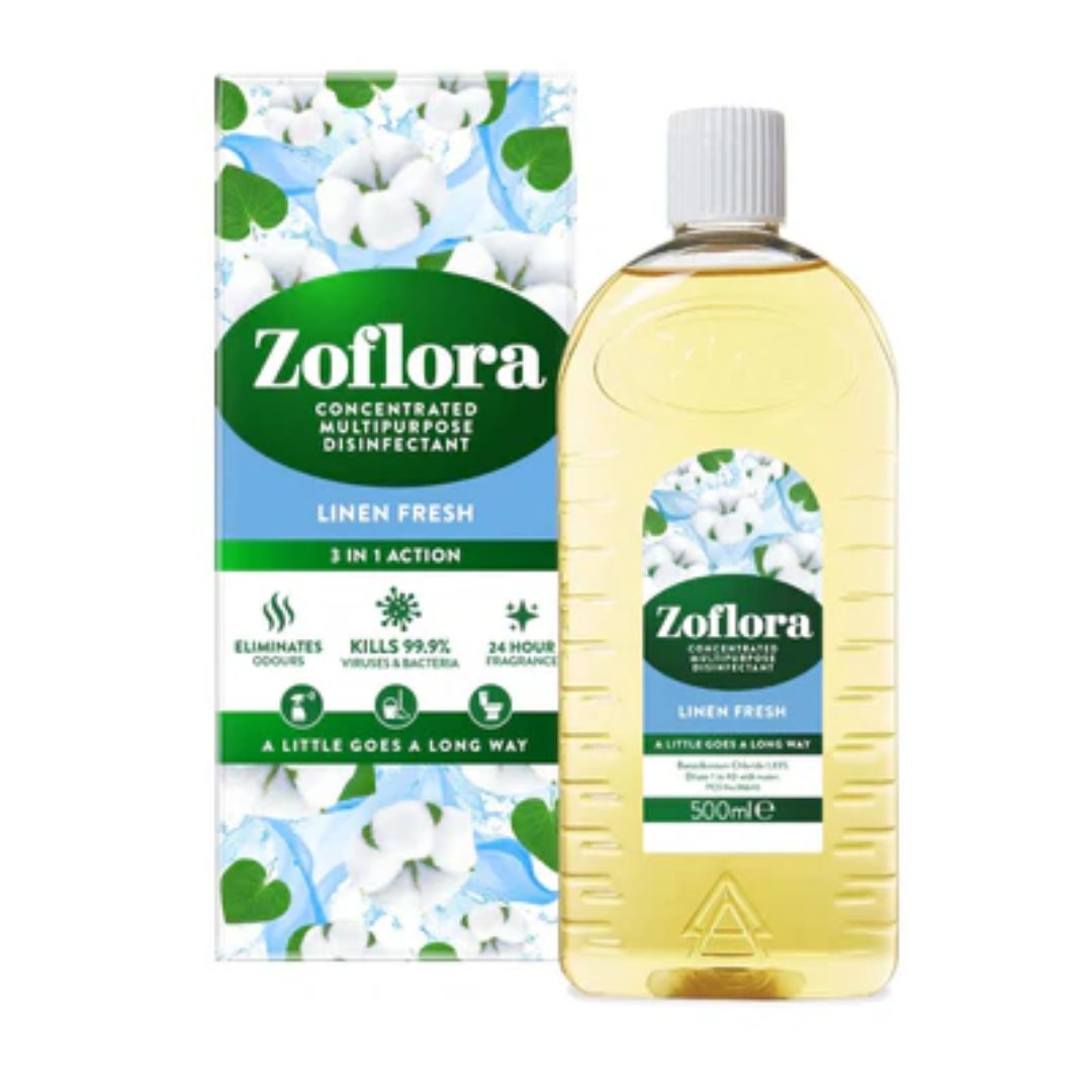 ZOFLORA DISINFECTANT FRESH LINEN 500ml
