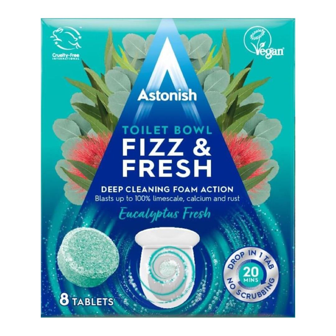 Astonish toilet fizz & fresh 8tabs