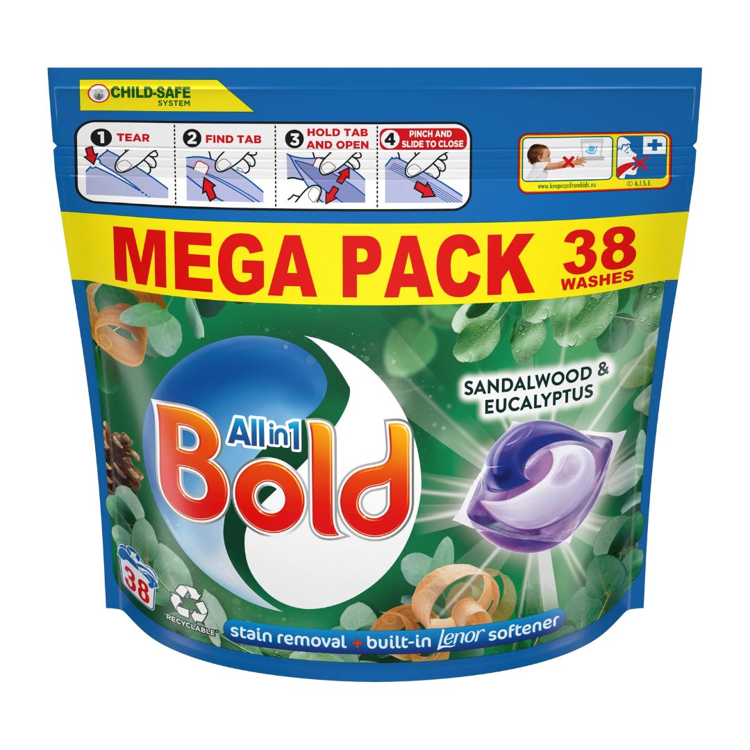 Bold Pods sandalwood & eucalyptus - 38 Pods
