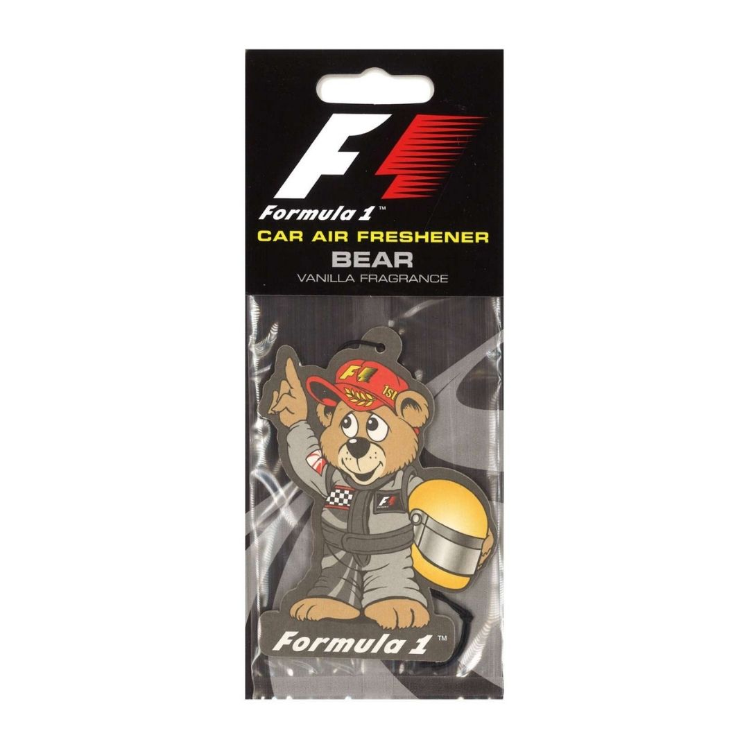FORMULA 1 CAR AIR FRESHENER BEAR VANILLA
