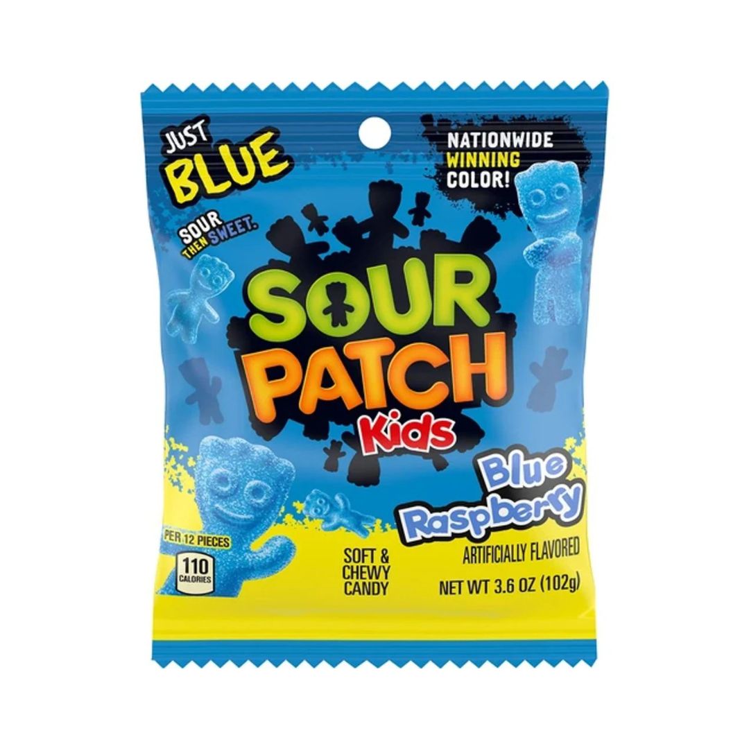 sour patch kids blue raspberry - 130g