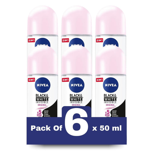 Nivea Black & White Roll On - Women - 50ml