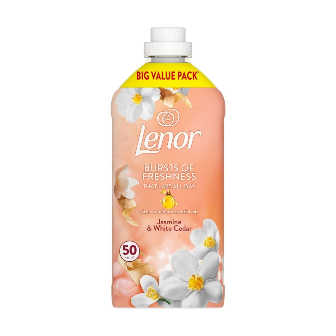 Lenor Fabric Conditioner Jasmine and White Cedar 50 Wash
