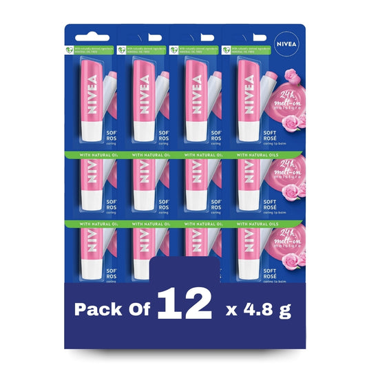 Nivea Lip Care Soft Rose - 4.8g