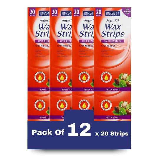 Beauty Formulas Argan Oil Wax Strips - 20 Strip
