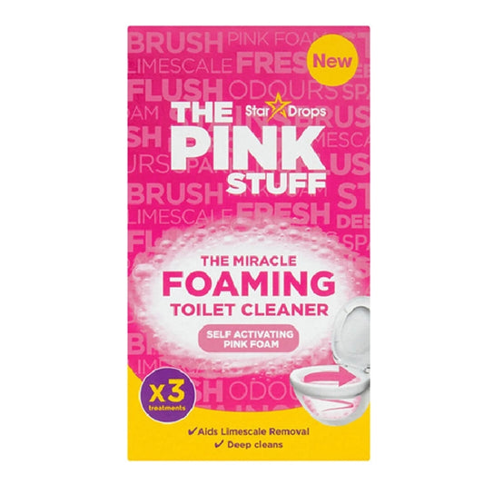 The Pink Stuff - The Miracle Power Foaming Toilet Cleaner - 3x100g