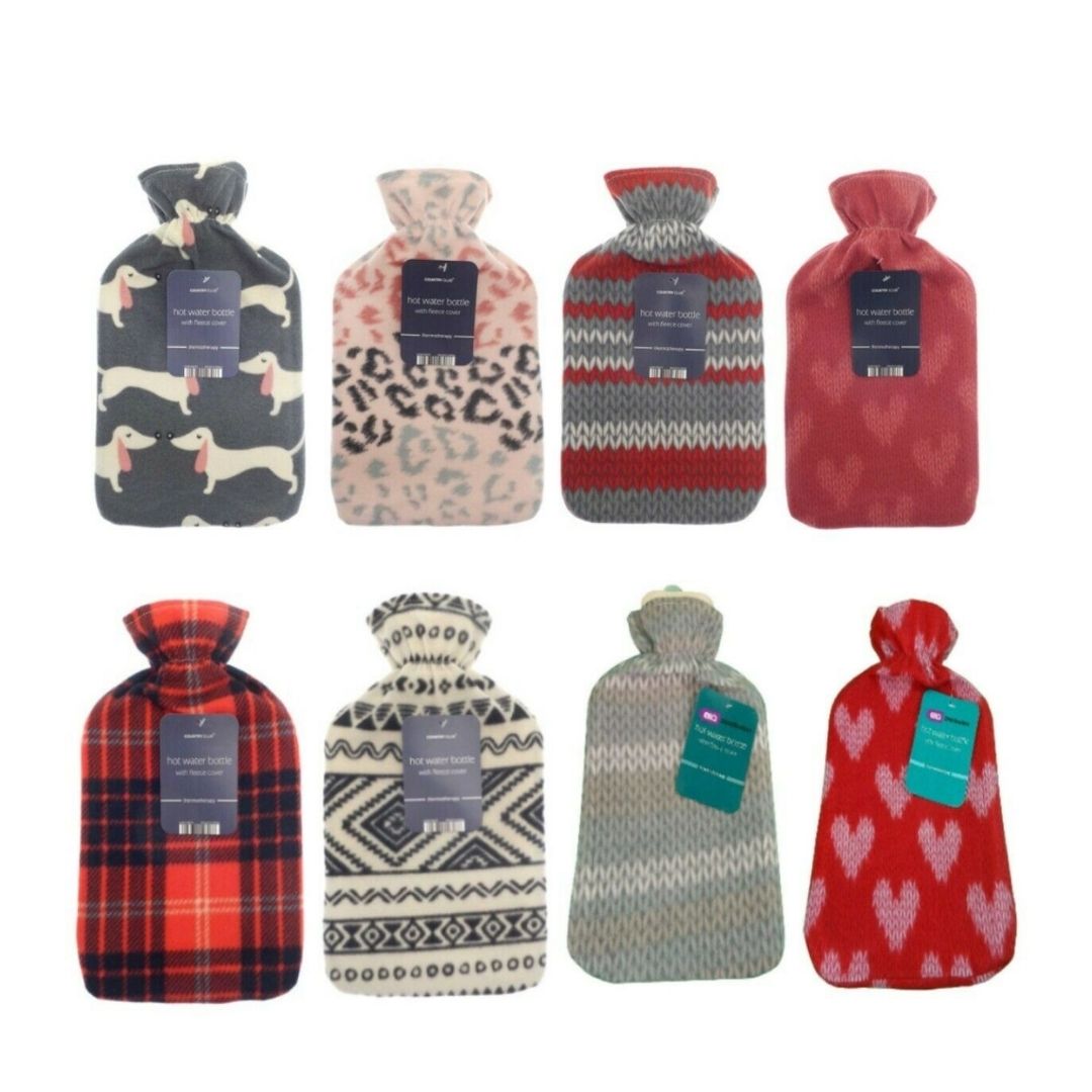 HOT WATER BOTTLES FLEECE COVER