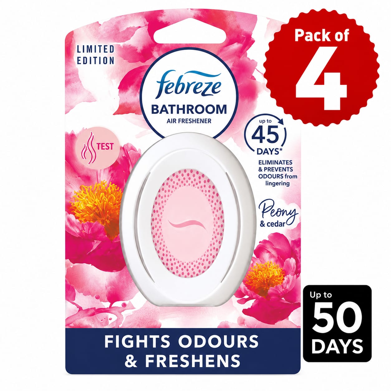 Febreze Bathroom Air Freshener Peony Cedar
