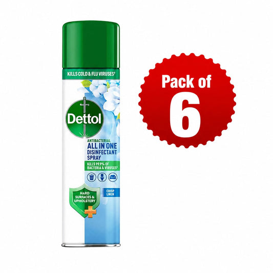Dettol All In One Disinfectant Spray - Anti bacterial Crisp Linen - 300ml