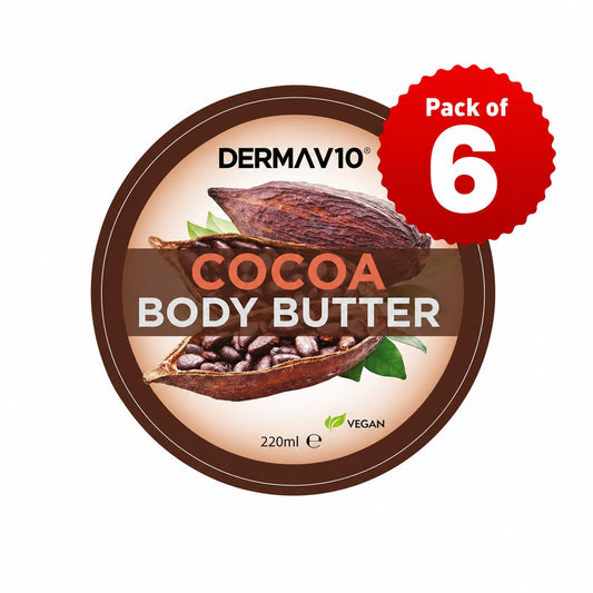 DERMA V10 BODY BUTTER COCOA BUTTER - 220ml