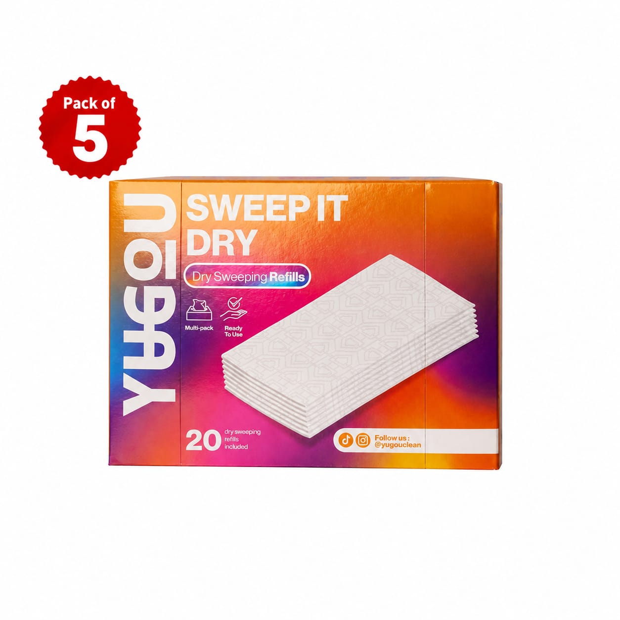 Yu Gou Sweep It Dry Refills - 20s