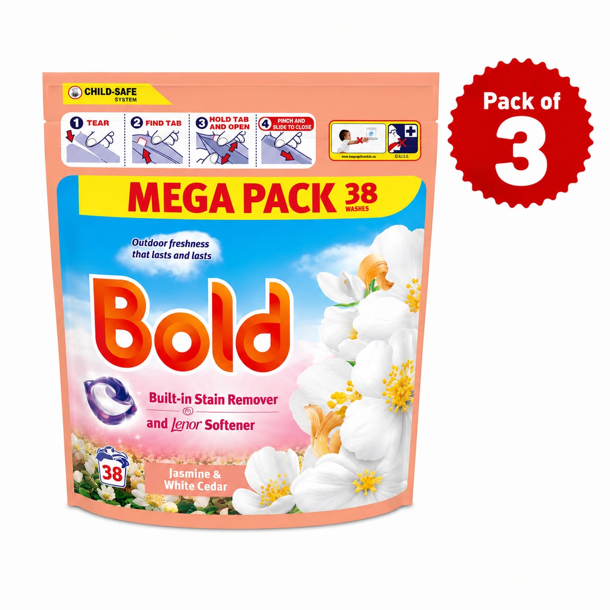 Bold Pods Jasmine and White Cedar - 38pod