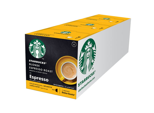 Starbucks Dolce Gusto Coffee - Blond Espresso - 12 Capsules