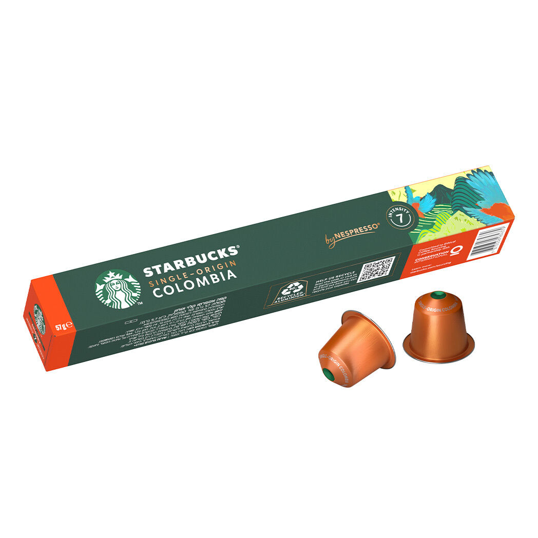 Starbucks Coffee - Colombia - By Nespresso 10 Capsules