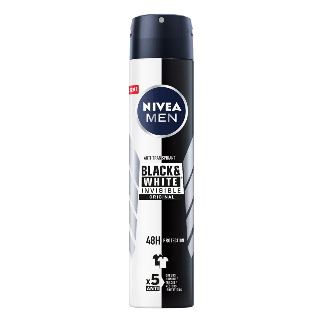 Nivea Black & White Spray - Men - 150ml