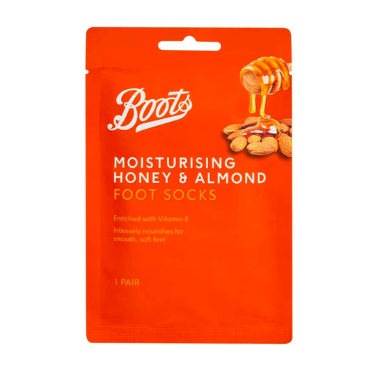 Boots Moisturising Honey & Almond Foot socks - 1 Pair