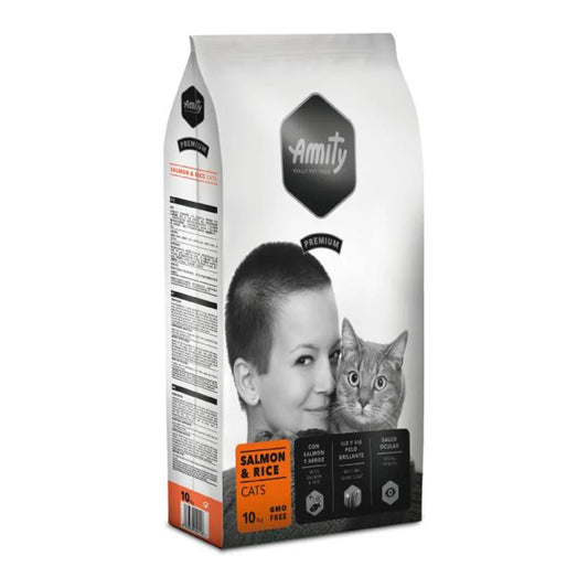 Amity Premium - Salmon & Rice - Cats - GMO FREE - 1.5Kg