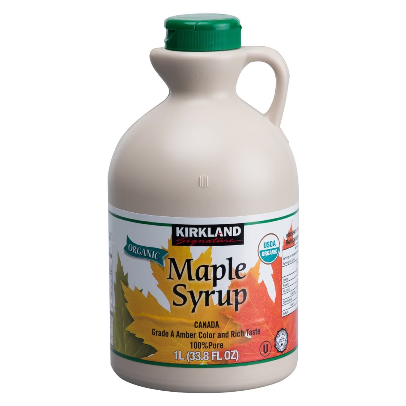 kirkland organic MAPLE SYRUP 1 Liter