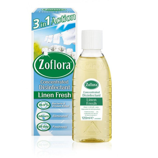 ZOFLORA DISINFECTANT FRESH LINEN 120ml