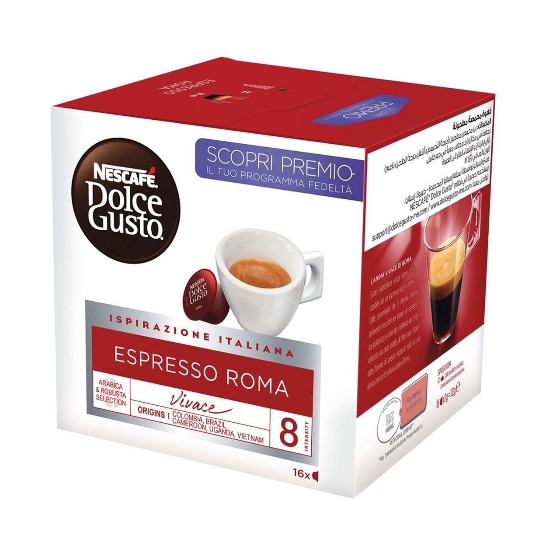 NESCAFE - DOLCE GUSTO - ROMA - INTESITY 8 - 16 Pods