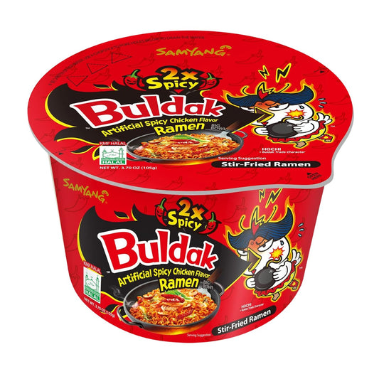 Buldak Big Bowl 2x Spicy - 105g