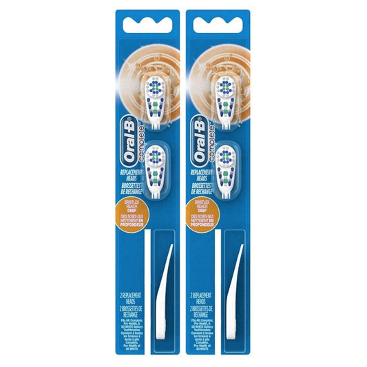 Oral-B CrossAction Power Toothbrush Refill Heads 2ct