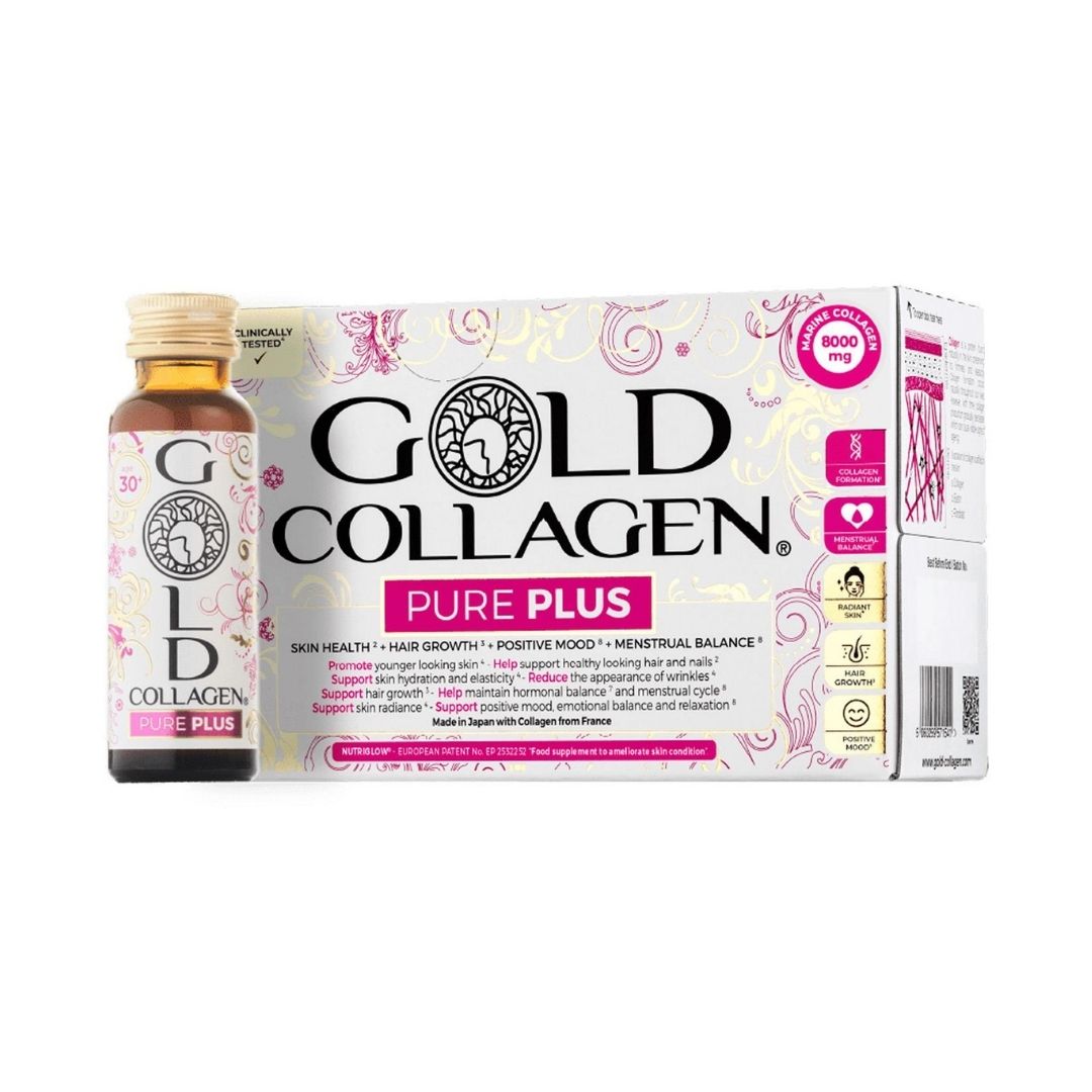 GOLD COLLAGEN PURE PLUS - 10x50ml glass bottles