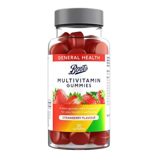 Boots Muti-Vitamin - Stawberry Gummies - 30 Tablets