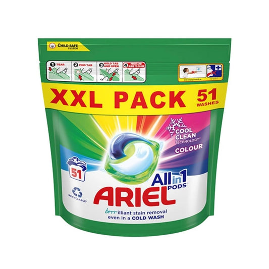 ARIEL ALL IN 1 PODS COLOUR 51 pods