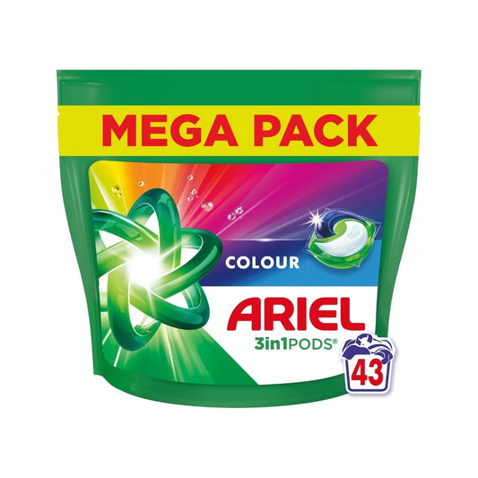 ARIEL PODS 3 IN1 COLOUR 43 pods