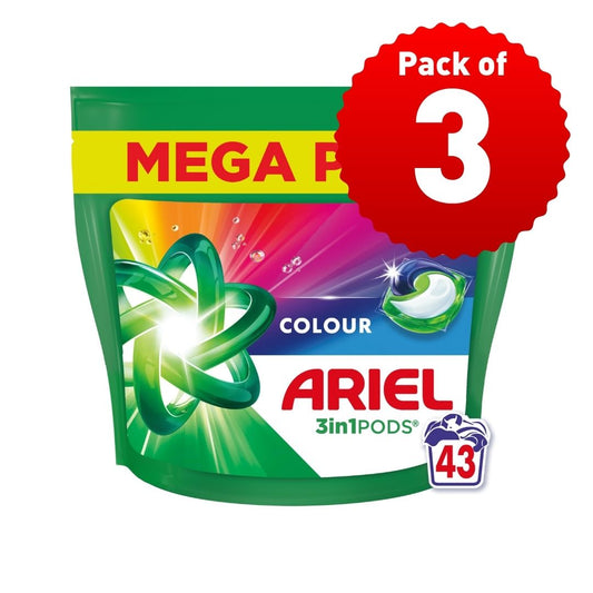 ARIEL PODS 3 IN1 COLOUR 43 pods