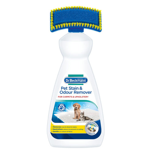DR BECKMANN PET STAIN & ODOUR REMOVER WITH BRUSH - 650ml