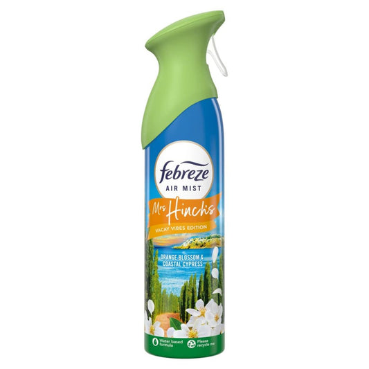 Febreze Air Freshener Spray Mrs Hinch Orange Blossom & Coastal Cypress - 185ml