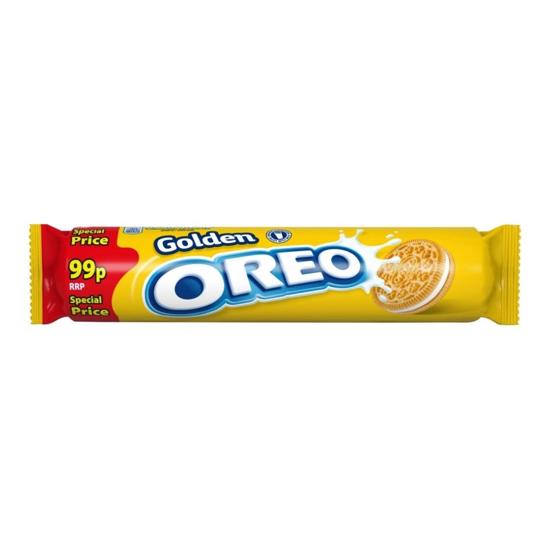 Oreo Golden Sandwich Biscuits - 157g