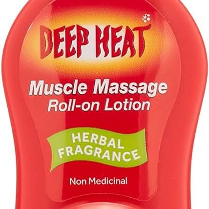 Deep Heat - Muscle Massage - Roll On Lotion - 50ml