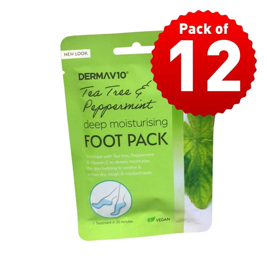 Derma V10 Deep Moisturizer Pack - Tea Tree & Peppermint