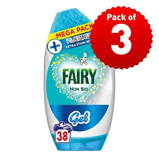 Fairy Laundry Platinum Non Bio Gel - 38w