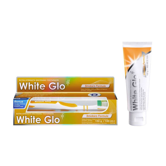 WHITE GLO TOOTHPASTE SMOKERS FORMULA 100ML