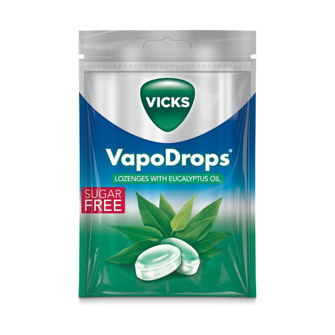 VICKS VAPODROPS EUCALYPTUS OIL - 72g